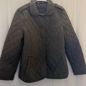 Tommy Hilfiger Women’s Army Green Quilted Jacket Size Small